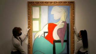 Picasso'nun Marie-Therese tablosuna açık artırmada 103.4 milyon dolar ödendi