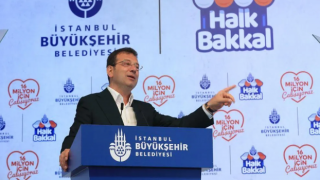 İBB Başkanı Ekrem İmamoğlu Halk Bakkal projesini tanıttı