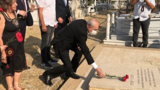 Kılıçdaroğlu KKTC'de! Kutlu Adalı'yı unutmadı, mezarını ziyaret etti