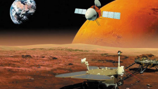 Çin'in Mars aracı, inerken kullandığı teçhizatı buldu
