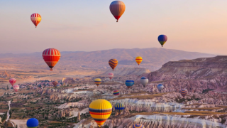 Kapadokya'da balon turuna 138 bin 225 turist katıldı