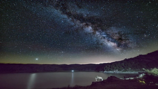 Nemrut Krater Gölü'nde yıldız şöleni