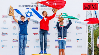 Rüzgar sörfünde Avrupa şampiyonluğu elde eden Artun Şenol ve Naz Enis Türkiye’ye döndü
