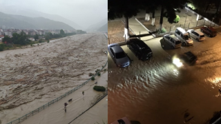 Sinop ve Kastamonu'daki sel felaketi için iki helikopter görevlendirildi