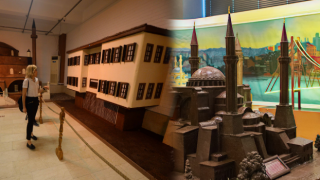 Turistik ve tarihi yerler Çikolata Müzesi'nde sergilendi