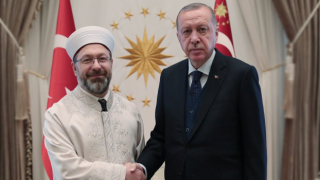 Cumhurbaşkanı Erdoğan'dan Ali Erbaş'a destek