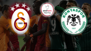 Galatasaray-Konyaspor maçının ilk 11'leri belli oldu