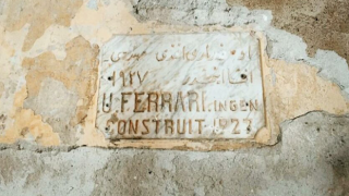 Haldun Taner Sahnesi'nde süren restorasyonda mimar kitabesi bulundu