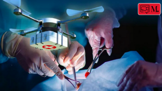 Kanada'da hastaya nakledilecek akciğer drone ile taşındı