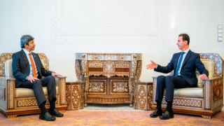 BAE Dışişleri Bakanı Nahyan, Şam'da Esed ile görüştü