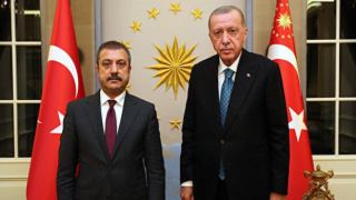 Erdoğan, Merkez Bankası Başkanı Şahap Kavcıoğlu ile görüştü