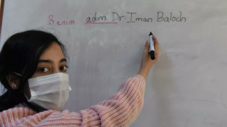 Pakistanlı Doktor Iman Baloch, Türkçe öğrenmek için Çorum'da