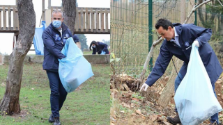 Sabancı ve Carrefoursa CEO'ları, çevre için Büyükada'da çöp topladı