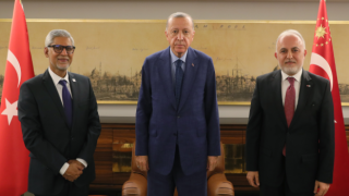 Erdoğan, IFRC Genel Sekreteri Chapagain'i kabul etti
