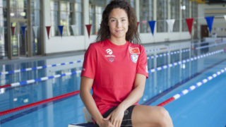 Milli yüzücü Ekaterina Avramova'dan Türkiye rekoru