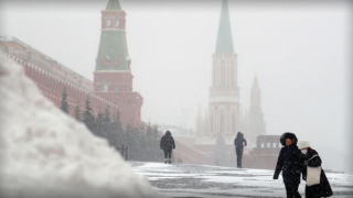 Moskova'da son 28 yılın en yoğun kar yağışı yaşandı