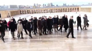 Gazeteciler Cemiyeti Anıtkabir'i ziyaret etti