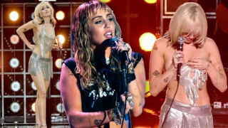 Miley Cyrus'ın sahnedeki zor anları