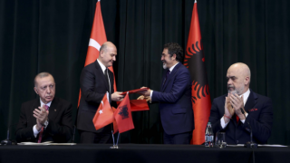 Türkiye ile Arnavutluk arasında 7 adet iş birliği anlaşması