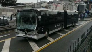 Esenyurt'ta metrobüs kazası: 7 yaralı