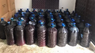Kırıkkale’de 1 ton kaçak şarap bulundu