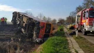 Macaristan'da kamyonet trene çarptı: 5 ölü, 10'dan fazla yaralı