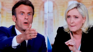 Macron ve Le Pen televizyonda karşılaştı
