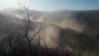 Malatya'daki depremden sonra oluşan toz bulutunun nedenini açıklandı