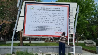 Bolu Belediye Başkanı'ndan sığınmacılara 'istenmiyorsunuz' ilanı