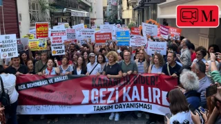 Gezi Parkı Olayları'nın 9. yılında vatandaşlar Taksim'de
