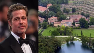 Brad Pitt, Fransa'daki şatosunun bahçesinde bir yıl boyunca hazine avındaymış