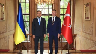 İmamoğlu, Ukrayna'nın Ankara Büyükelçisi'ni konuk etti