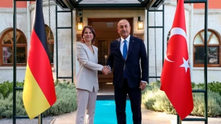 Dışişleri Bakanı Çavuşoğlu, Alman mevkidaşı Baerbock ile ortak basın toplantısı düzenledi