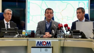 İmamoğlu'ndan AKOM'da "kuvvetli yağış" açıklaması
