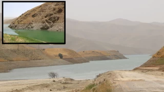 Yüksekova Dilimli Barajı'ndaki su seviyesi 30 metre düştü