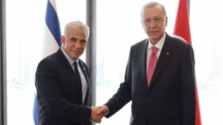 Cumhurbaşkanı Erdoğan, İsrail Başbakanı Lapid ile bir araya geldi