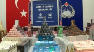 İstanbul'da 14 bin 215 şişe sahte parfüm ele geçirildi