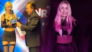 Orhan Gencebay, Aleyna Tilki’ye 'en iyi kadın şarkıcı' ödülünü verdi