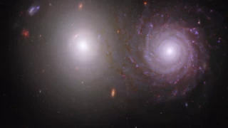 James Webb, Çift galaksinin fotoğrafını paylaştı