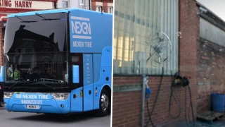 Manchester City'nin takım otobüsüne saldırı düzenlendi