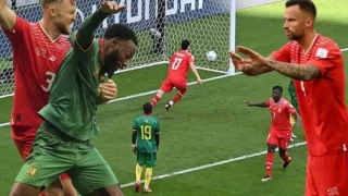 FIFA 2022 Dünya Kupası'nda İsviçre, Kamerun'u 1-0'la geçti