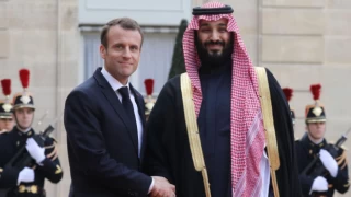 Suudi Arabistan Veliaht Prensi, Fransa Cumhurbaşkanı Macron ile görüştü