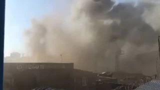 İstanbul Sultangazi'de fabrika yangını