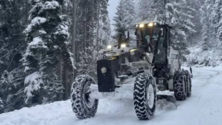 Artvin'de ulaşıma kar engeli: 23 köy yolu kapandı