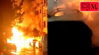 Zeytinburnu’nda doğalgaz kaynaklı patlama: 3 araç alev alev yandı!
