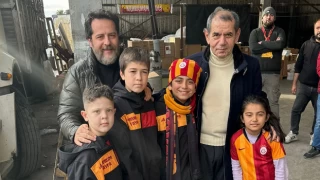 Galatasaray Başkanı Dursun Özbek deprem bölgesini ziyaret etti