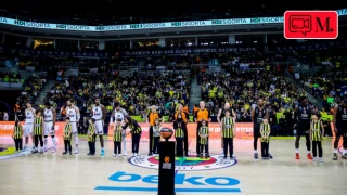 Fenerbahçe Beko'nun taraftarlarından ’hükümet istifa’ sloganları