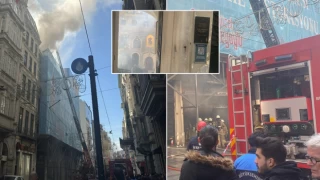 İstiklal Caddesi'nde bir restoranda çıkan yangın söndürüldü