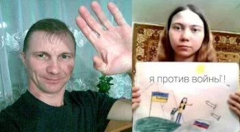 Rusya’da savaş karşıtı resim çizen kız yetimhaneye gönderilirken babası tutuklandı