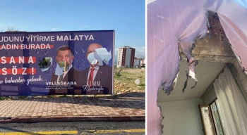 Seçim afişleri sökülen CHP’li Ağbaba’dan AK Parti'ye deprem göndermesi